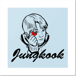 BTS JUNGKOOK FINGER LOVE Posters and Art